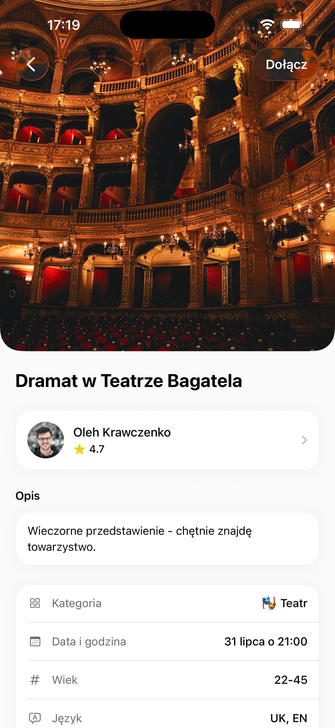 Cały plan w jednym dotknięciu